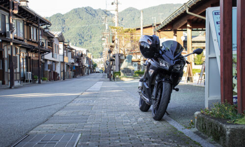 岐阜県 飛騨市 飛騨高山 君の名は。 聖地巡礼 バイク Ninja400