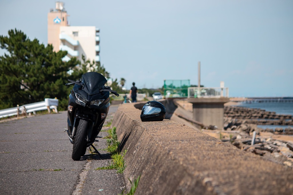 三重県 鈴鹿市 千代崎海岸 バイク ツーリング