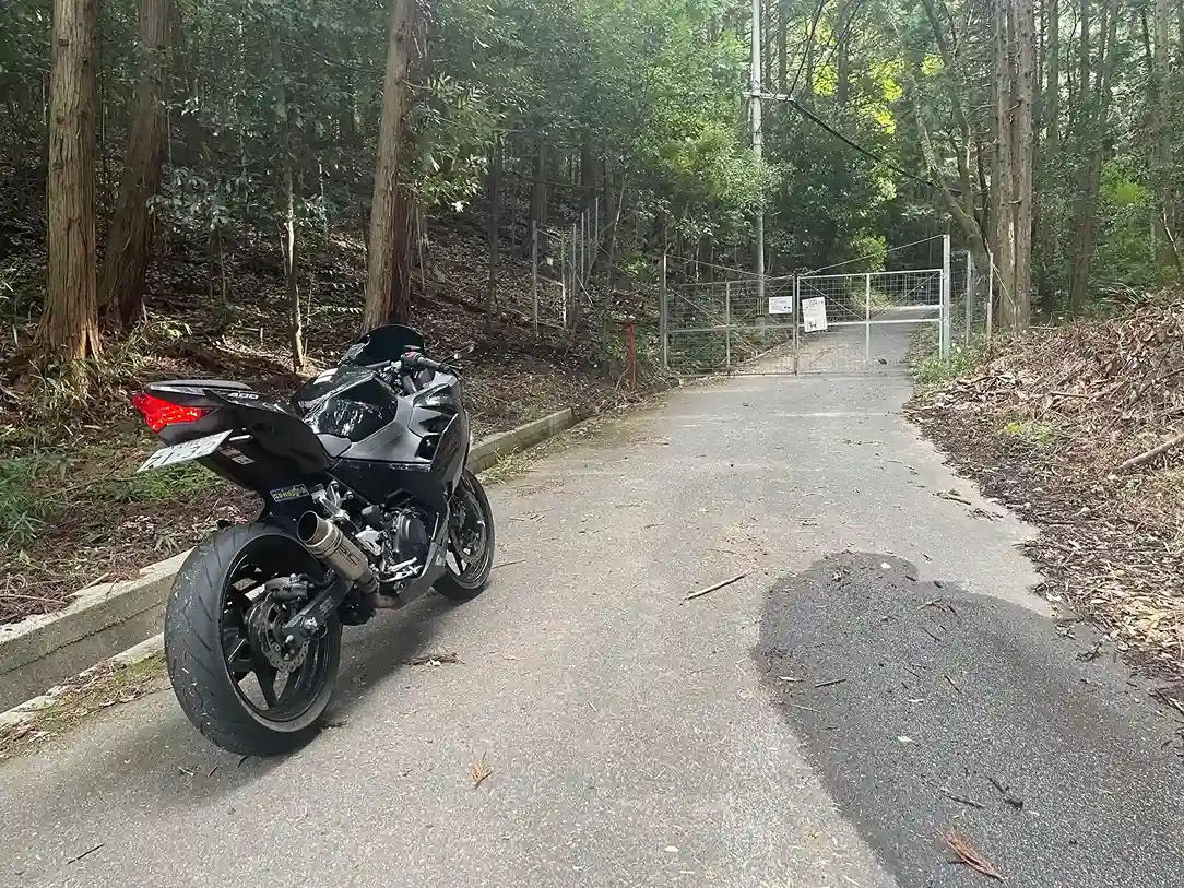 高谷山（横峰山）南側の登山口